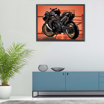 Motorcycle - Full Round Drill Diamond Painting 40*30CM