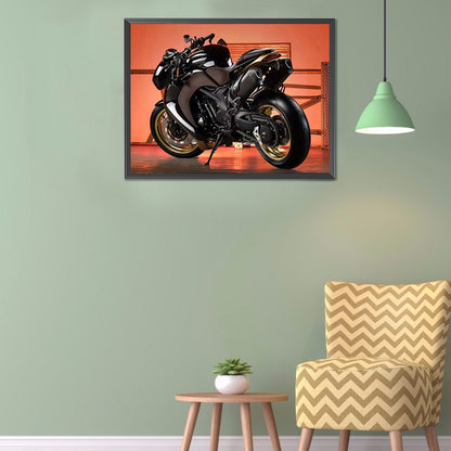 Motorcycle - Full Round Drill Diamond Painting 40*30CM