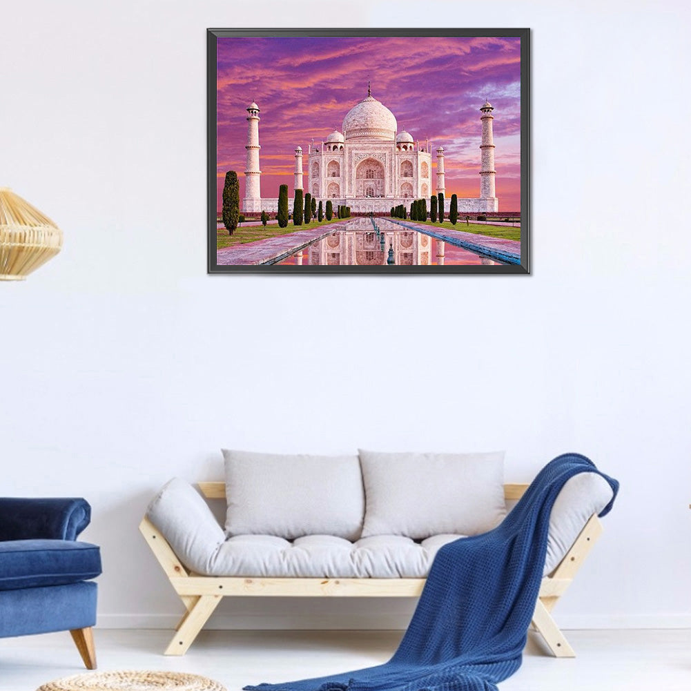 Taj Mahal - Full Round Drill Diamond Painting 40*30CM