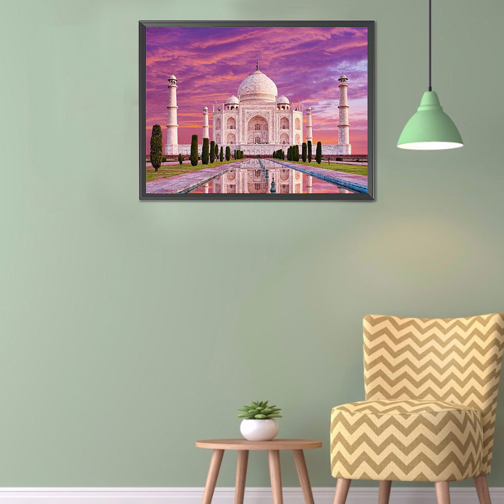 Taj Mahal - Full Round Drill Diamond Painting 40*30CM