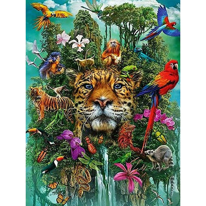 King Of The Forest - Full Round Drill Diamond Painting 40*50CM