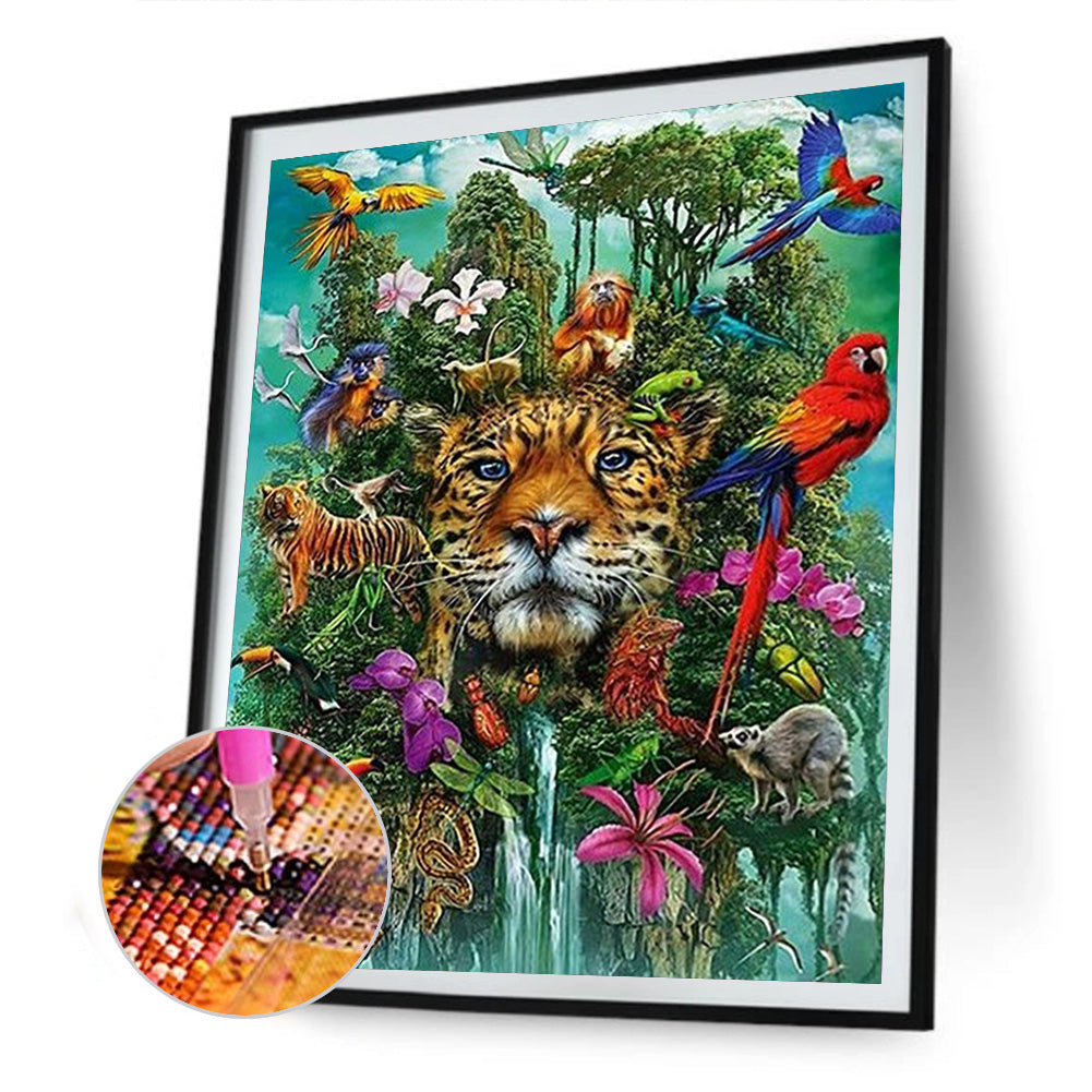 King Of The Forest - Full Round Drill Diamond Painting 40*50CM