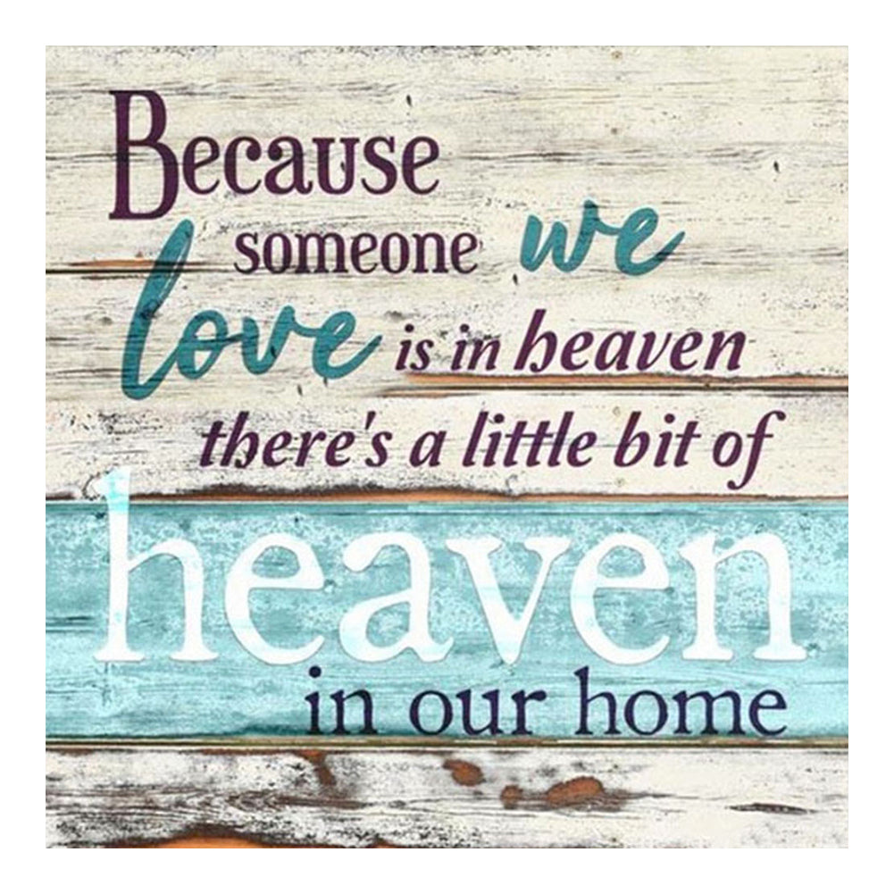 Word - Full Round Drill Diamond Painting 40*40CM