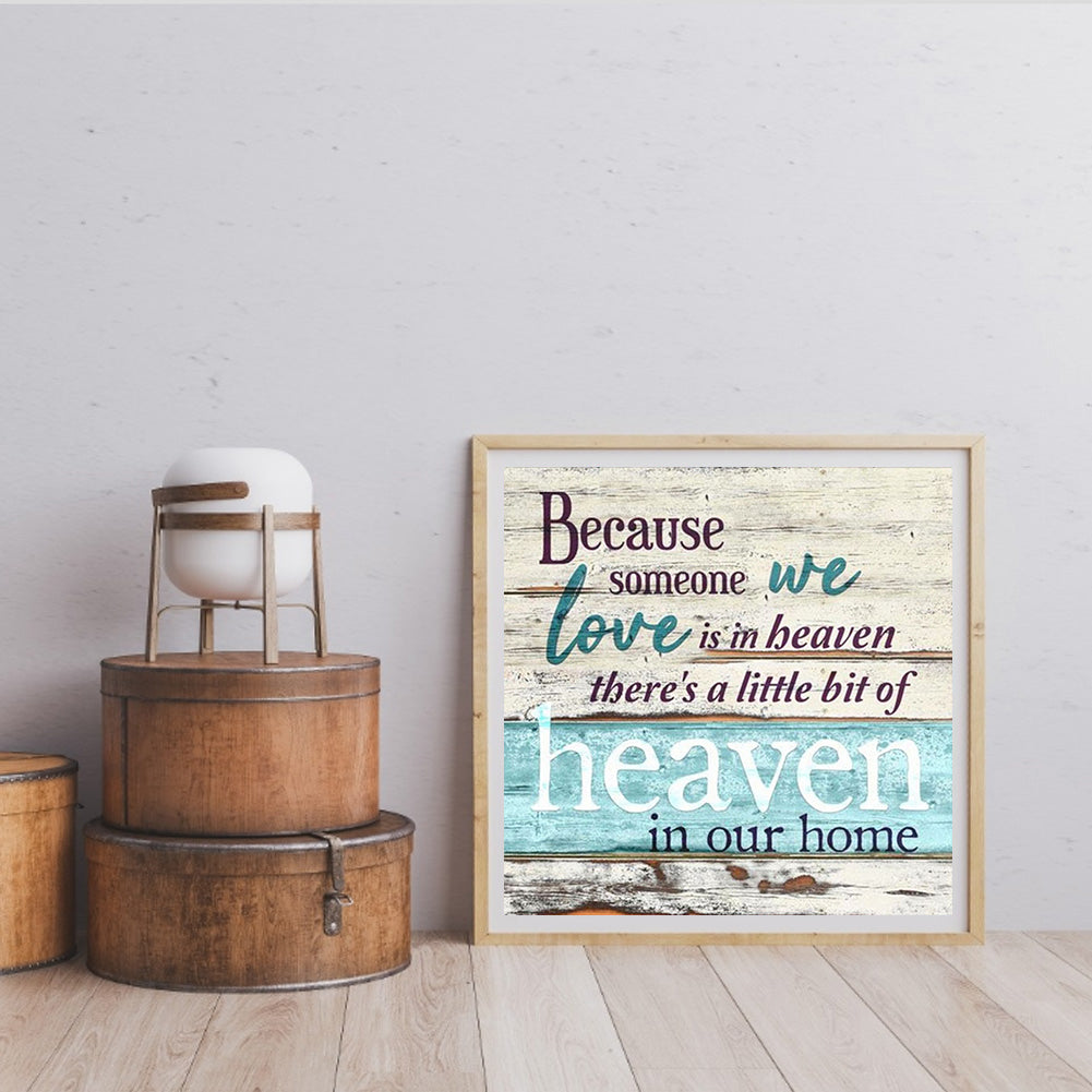 Word - Full Round Drill Diamond Painting 40*40CM