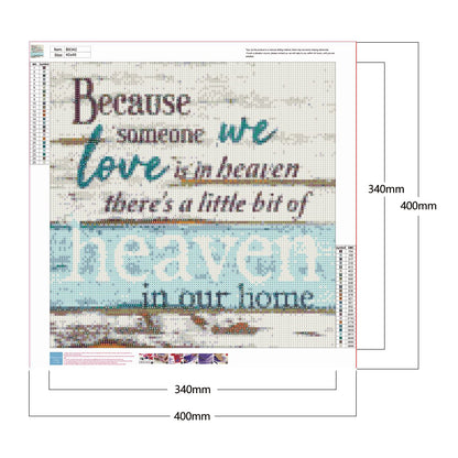 Word - Full Round Drill Diamond Painting 40*40CM