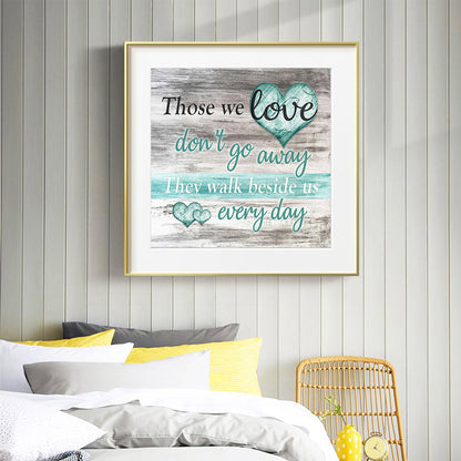 Word - Full Round Drill Diamond Painting 40*40CM