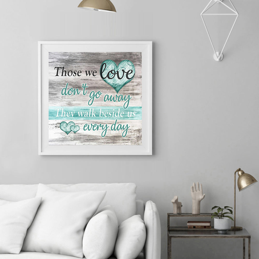 Word - Full Round Drill Diamond Painting 40*40CM