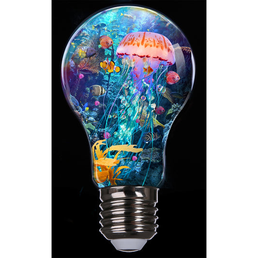 Bulb Ocean - Full Round Drill Diamond Painting 30*50CM