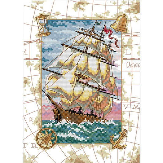 Voyage - 14CT Counted Cross Stitch 22*31CM