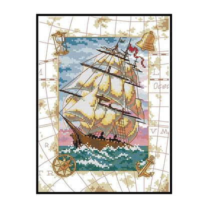 Voyage - 14CT Counted Cross Stitch 22*31CM