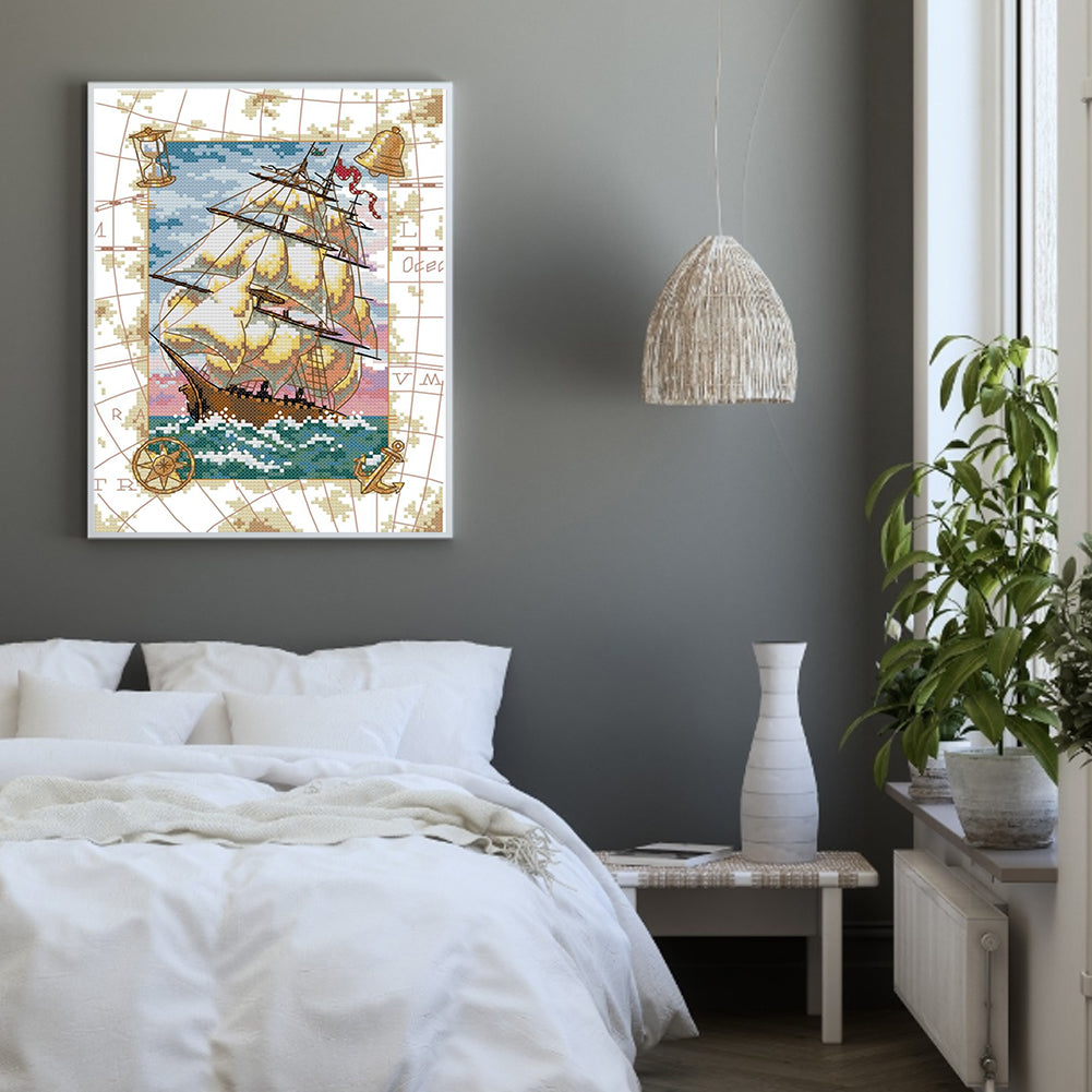 Voyage - 14CT Counted Cross Stitch 22*31CM