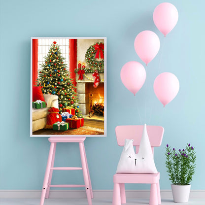 Christmas - Full Round Drill Diamond Painting 30*40CM