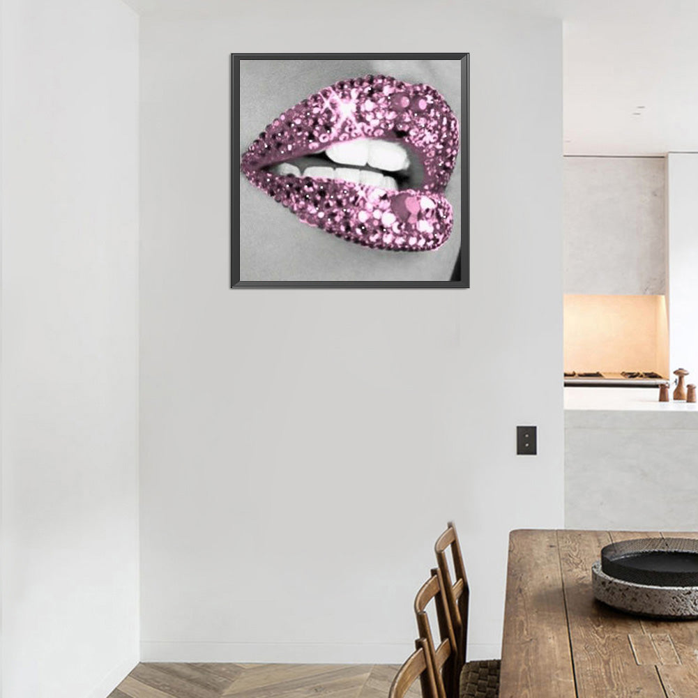 Lips - Full Round Drill Diamond Painting 30*30CM