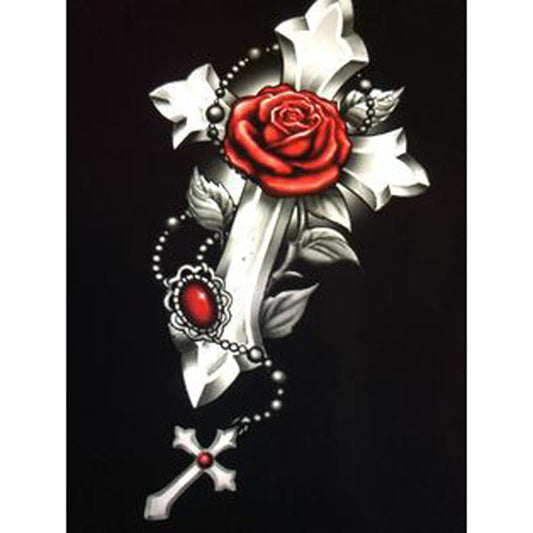 Cross - Full Round Drill Diamond Painting 30*40CM