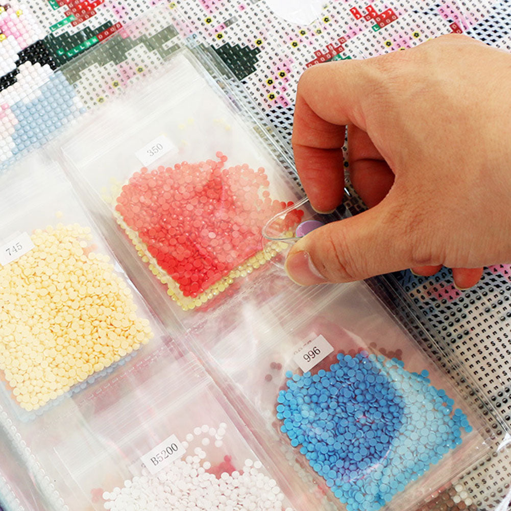 Diamond Painting Storage Book Beads Container Clear Loose Leaf A5 Binder