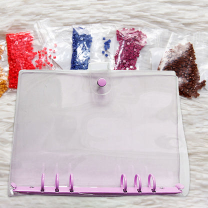 Diamond Painting Storage Book Beads Container Clear Loose Leaf A5 Binder