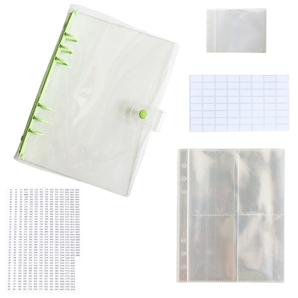 Diamond Painting Storage Book Beads Container Clear Loose Leaf A5 Binder