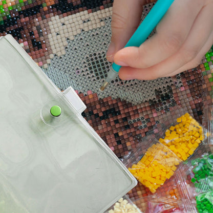 Diamond Painting Storage Book Beads Container Clear Loose Leaf A5 Binder