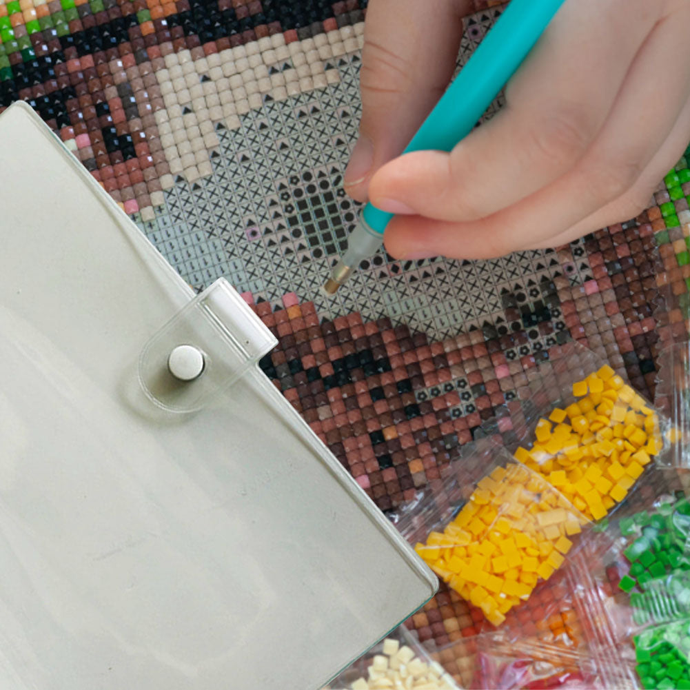 Diamond Painting Storage Book Beads Container Clear Loose Leaf A5 Binder