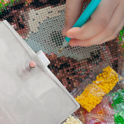 Diamond Painting Storage Book Beads Container Clear Loose Leaf A5 Binder