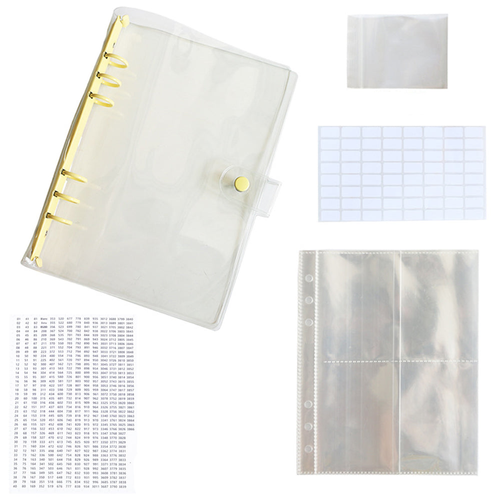 Diamond Painting Storage Book Beads Container Clear Loose Leaf A5 Binder