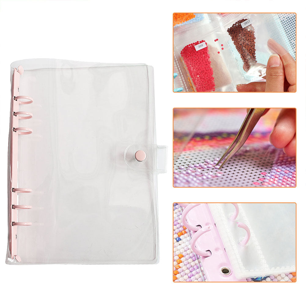 Diamond Painting Storage Book Beads Container A5 Album Binder No Loose Leaf