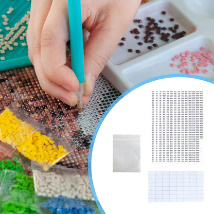Diamond Painting Storage Book Clear Loose Leaf Self Sealing Plastic Bags
