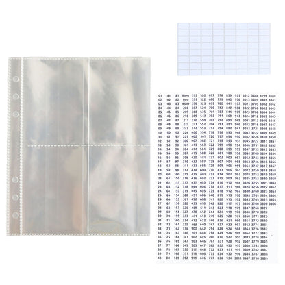 Diamond Painting Storage Book Clear Loose Leaf Self Sealing Plastic Bags