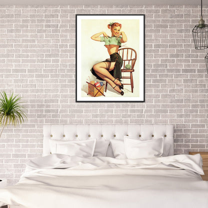 Sexy Woman - Full Round Drill Diamond Painting 30*40CM
