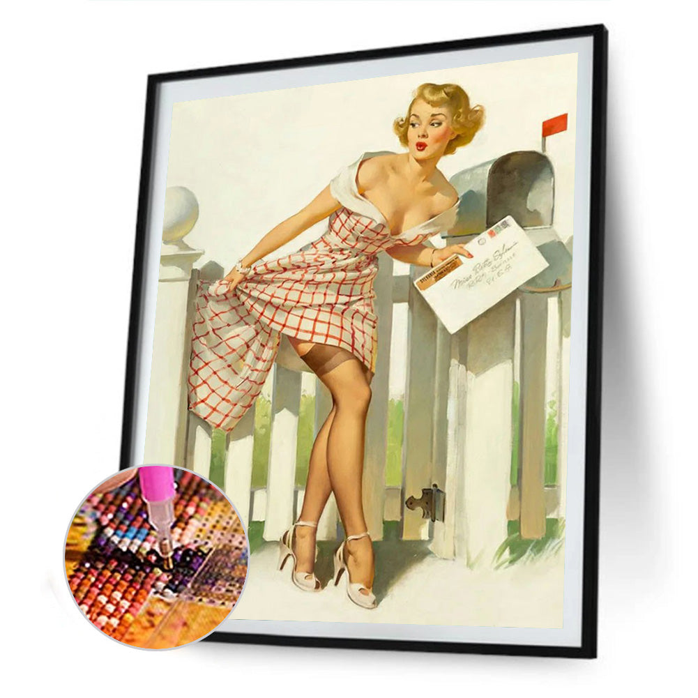 Sexy Woman - Full Round Drill Diamond Painting 30*40CM