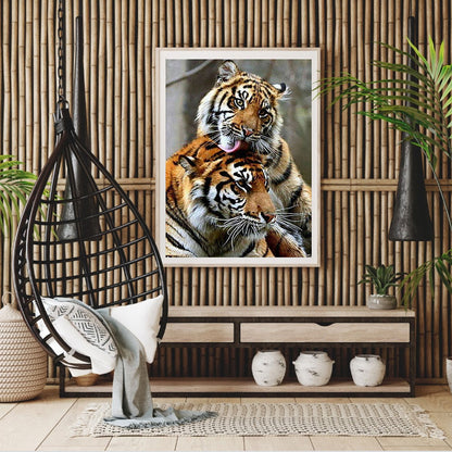 Tiger - Full Round Drill Diamond Painting 50*60CM