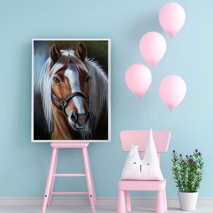 Horse - Full Round Drill Diamond Painting 50*60CM