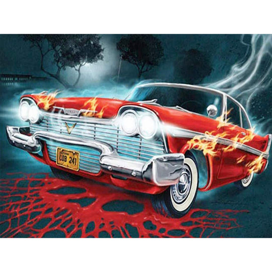 Flaming Racing - Full Round Drill Diamond Painting 40*30CM