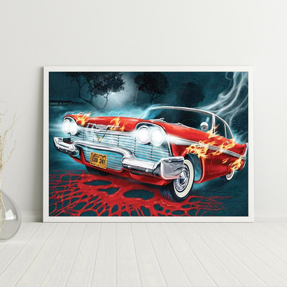 Flaming Racing - Full Round Drill Diamond Painting 40*30CM
