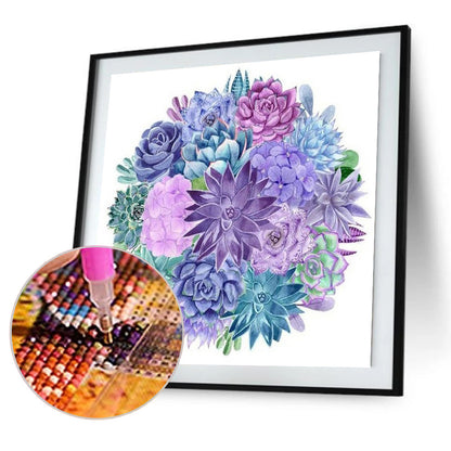 Flowers And Plants - Full Round Drill Diamond Painting 30*30CM