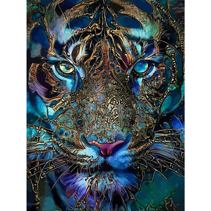 Tiger Painting - Full Round Drill Diamond Painting 50*60CM