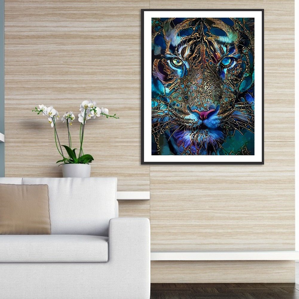 Tiger Painting - Full Round Drill Diamond Painting 50*60CM