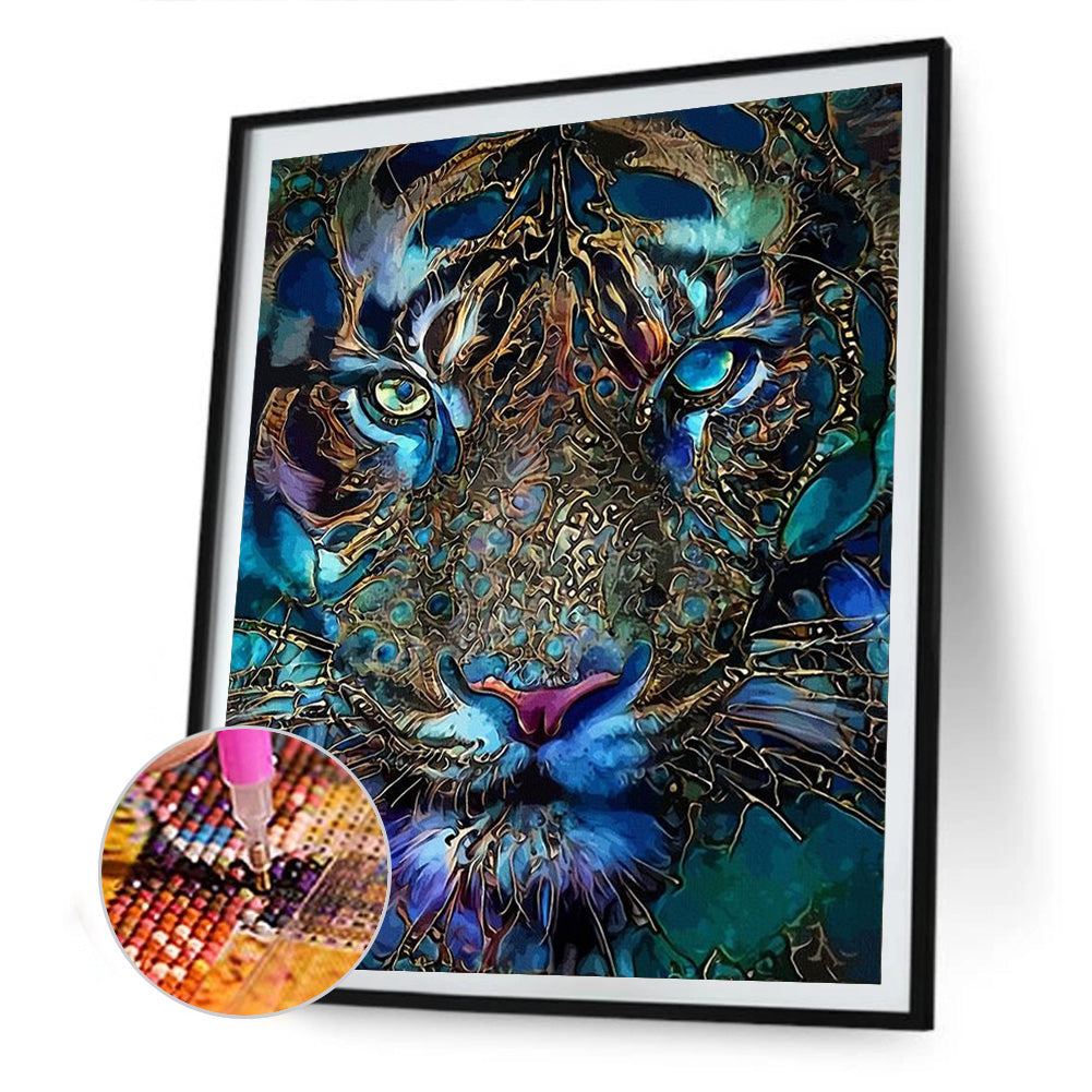 Tiger Painting - Full Round Drill Diamond Painting 50*60CM