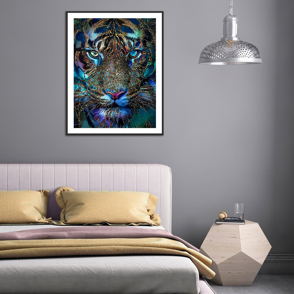 Tiger Painting - Full Round Drill Diamond Painting 50*60CM