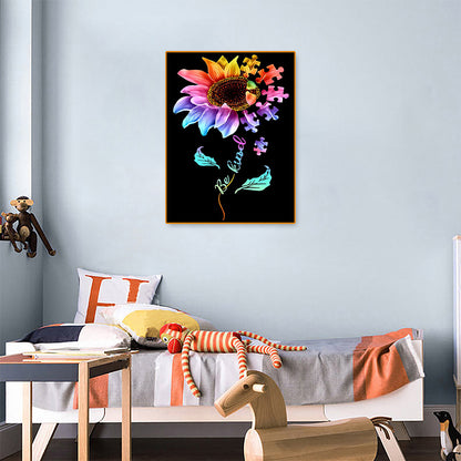 Colorful Flower Butterfly - Full Round Drill Diamond Painting 30*40CM