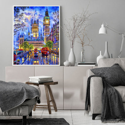 City ??Street View - Full Round Drill Diamond Painting 40*50CM