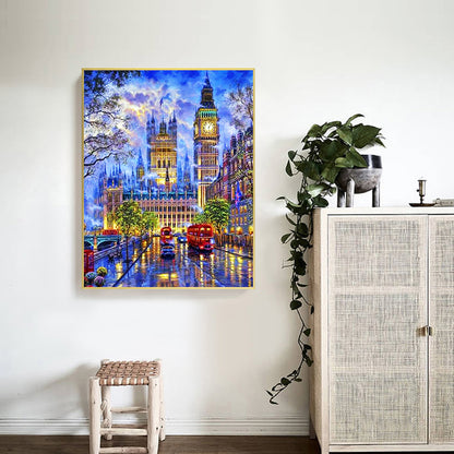 City ??Street View - Full Round Drill Diamond Painting 40*50CM