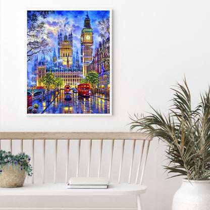 City ??Street View - Full Round Drill Diamond Painting 40*50CM
