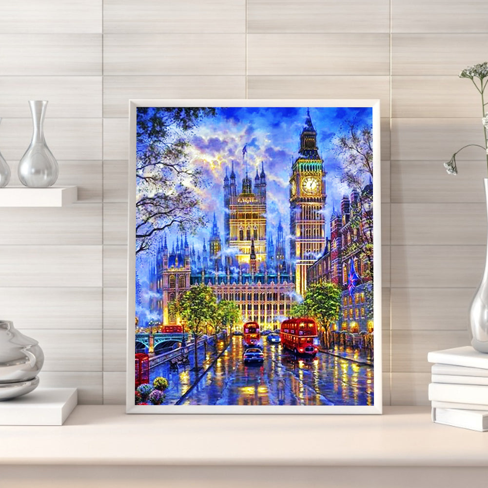 City ??Street View - Full Round Drill Diamond Painting 40*50CM