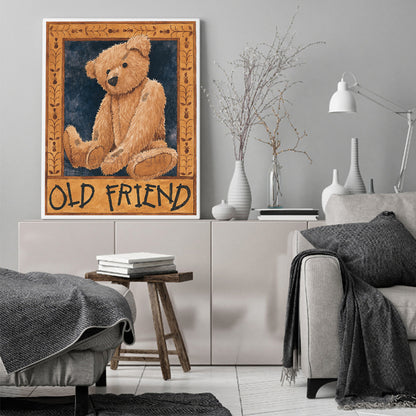 Cartoon Bear - Full Round Drill Diamond Painting 50*60CM