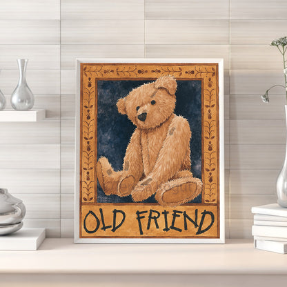 Cartoon Bear - Full Round Drill Diamond Painting 50*60CM