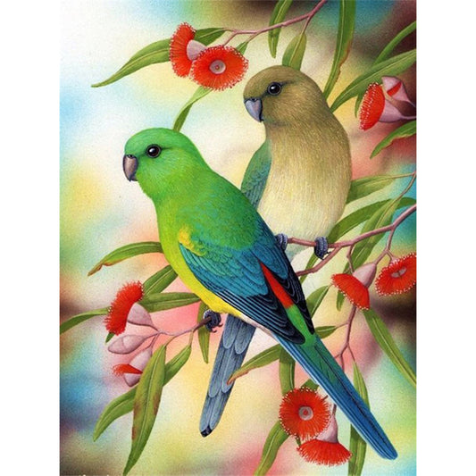 Bird 30*40CM(Canvas) Full Round Drill Diamond Painting