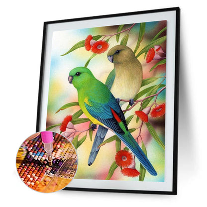 Bird 30*40CM(Canvas) Full Round Drill Diamond Painting