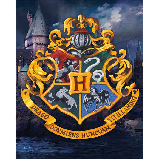 Harry Potter Badge - Full Square Drill Diamond Painting 40*50CM