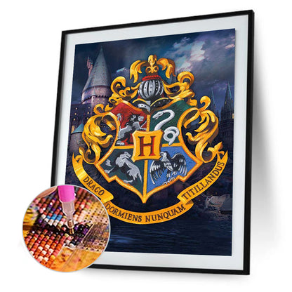 Harry Potter Badge - Full Square Drill Diamond Painting 40*50CM